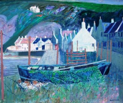 David M MARTIN - Houses and Boats Pennan