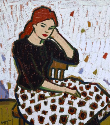 Polka Dots II painting by artist Joan GILLESPIE Polka Dots II painting by artist Joan GILLESPIE